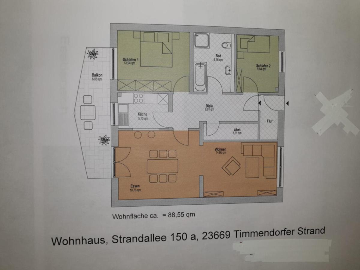 Strandallee 150A Тимендорфер Странд Екстериор снимка